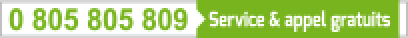 0 805 805 809 - Service & appel gratuits