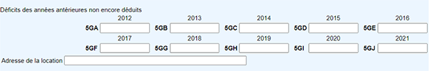 5GA à 5GJ 