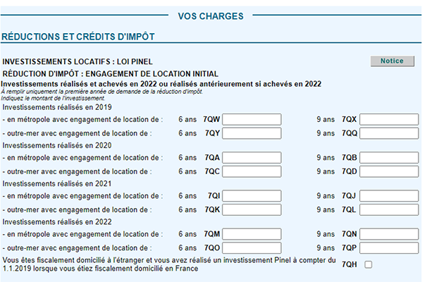 vos charges