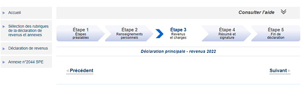 étape 3